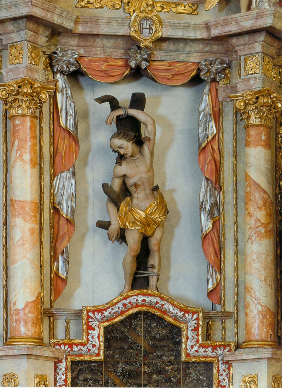 Sebastiansaltar in der Pfarrkirche Maria Himmelfahrt
